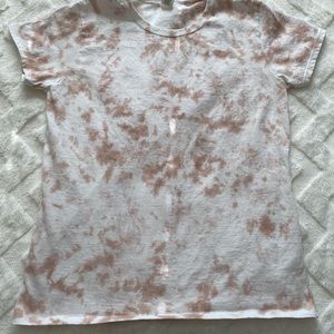 Ladies neutral tie dye T-shirts